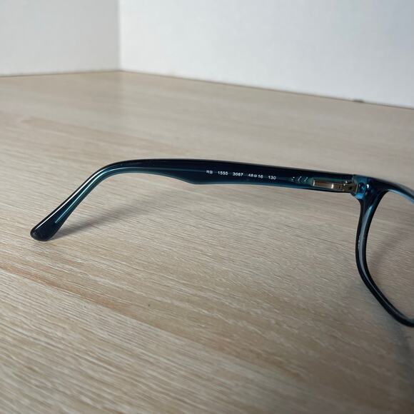 Ray-Ban RB1555 3667 Youth Eyeglasses Clear Blue Frames Only 48-16-130 - Picture 4 of 8